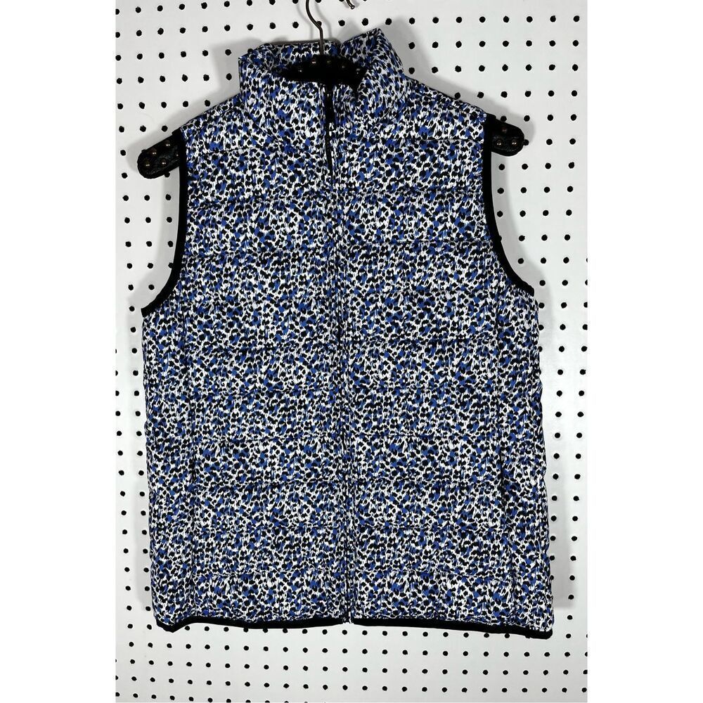 J.Crew animal print puffer vests size XS